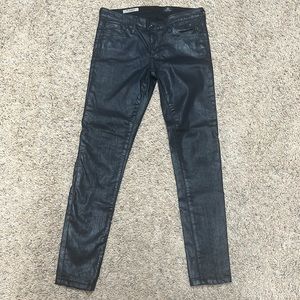 AG faux leather skinny legging
